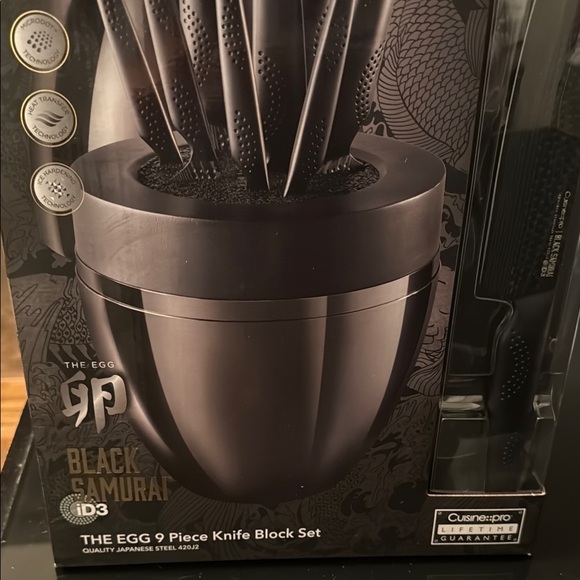Cuisine::pro Black Samurai Knife Block Set - Picture 13 of 17